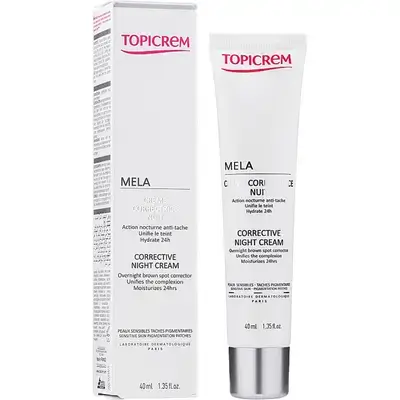 Topicrem Mela Corrective Night Cream 40ml كريم ليلي مضاد للتصبغات